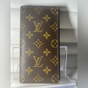 Authentic Louis Vuitton Long Checkbook Wallet